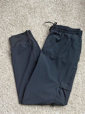 Layer 8 Men's Black Cargo Jogger Sweatpants